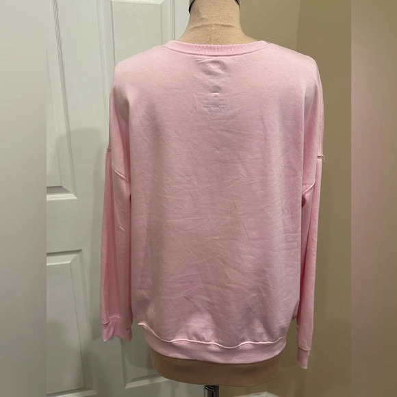 Hello Kitty Sanrio Pink Graphic Crewneck Sweatshirt Pullover Kawaii Size Medium - Picture 6 of 7